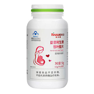 益普利生牌铁叶酸片